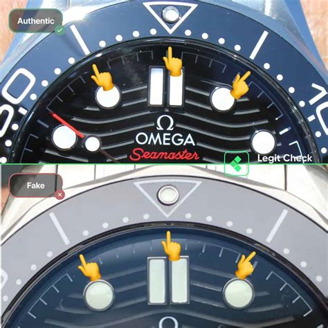 replica omega vs real|fake omega watches.